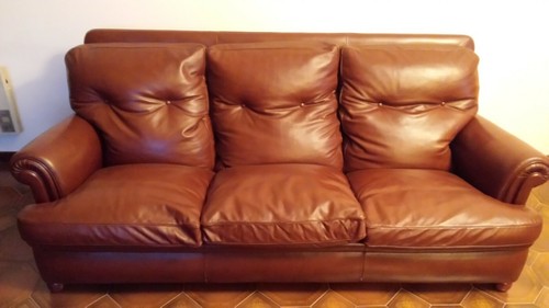 Divano pelle posti - divano, 3
